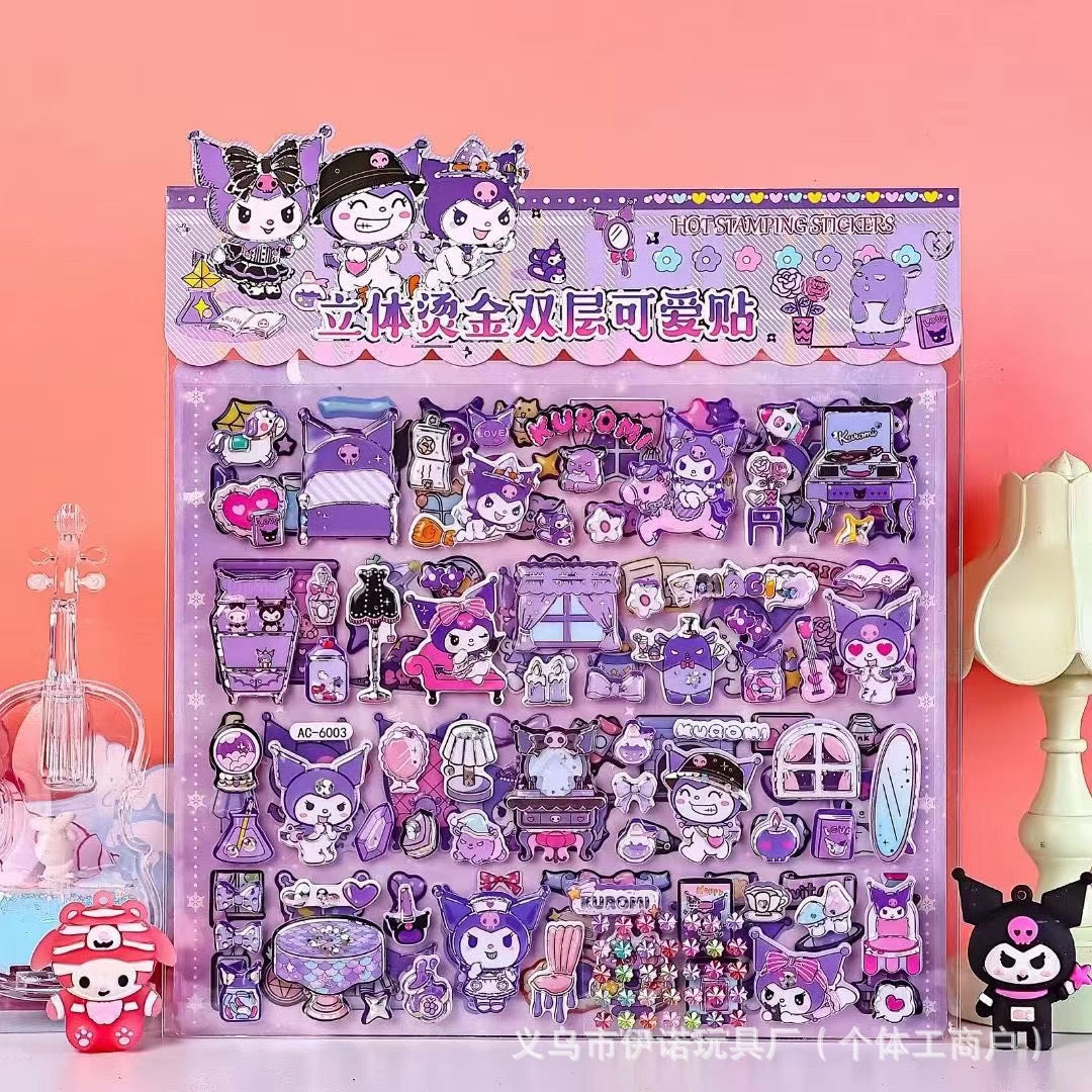 三麗鷗泡泡貼紙